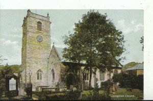 Wales Postcard - Llangollen Church - Denbighshire - Ref 12658A