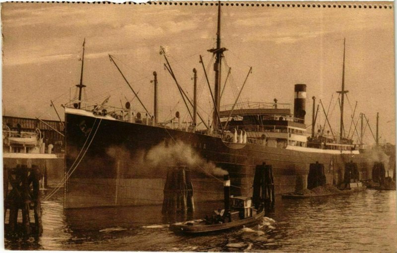 CPA AK Steamer Tasmania - Austral-Hafen - Hamburg SHIPS (911953)