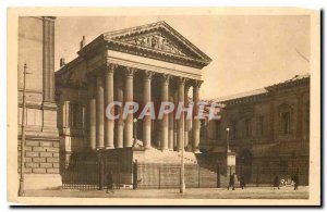 Old Postcard Montpellier Herault The Courthouse