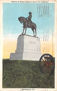 Statue of Maj. Gen. Oliver oh Howard Gettysburg, PA, USA Civil War 1933 
