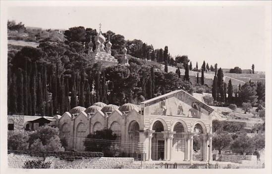 Jordan Jerusalem Church Of Gethsemane Real Photo