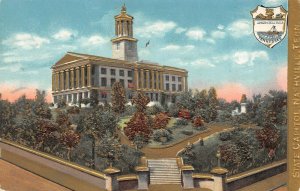 LP41  Nashville  Tennessee Postcard State Capitol