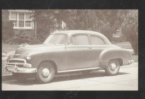 1951 CHEVROLET STYLELINE SPECIAL CAR DEALER ADVERTISING POSTCARD '51 CHEVY