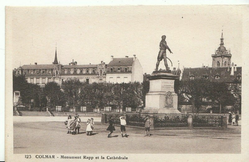 France Postcard - Colmar - Monument Rapp Et La Cathedrale   ZZ1612