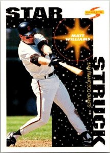 1989 Score Baseball Card Matt Williams San Francisco Giants sk20858
