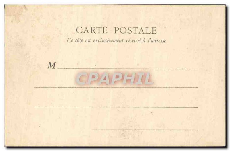 Old Postcard Mantes Notre Dame Church