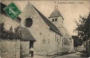 CPA MANTES-la-Ville L'Eglise (806458)