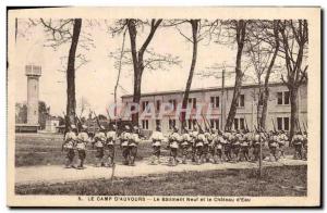 Old Postcard Chateau d & # 39eau Camp & # 39Auvours The new building and the ...