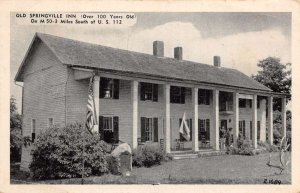 Onsted Michigan Old Springville Inn Vintage Postcard AA65496 