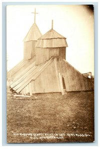 C.1910s-20s Collapse Russian Chapel At Fort Ross CA RPPC Real Photo P109