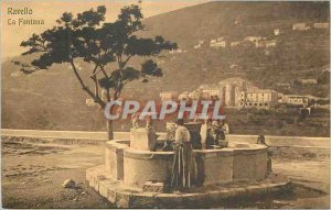 Old Postcard Ravello La Fontana