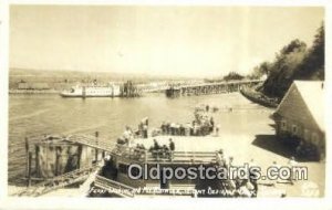 Real Photo, Ferry Landing & Mount rainier, Tacoma, Washington, WA USA Ferry S...