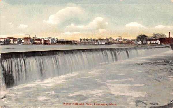 Water Fall and DamLawrence, Massachusetts