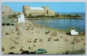 Long Beach California~Birds Eye View Of Lagoon & Municipal Auditorium~Vintage PC
