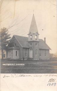 E32/ Hubbardston? Michigan Mi Real Photo RPPC Postcard W.L. Mann Reverend