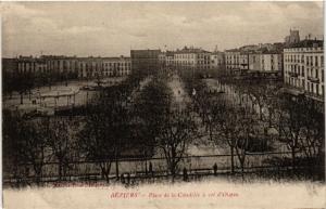 CPA BEZIERS - Place de la Citadelle a vol d'Oiseau (511374)