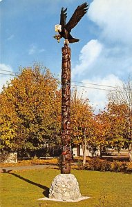 Home Of The Famous Bald Eagle Forks, Washington USA Totem Pole Unused 