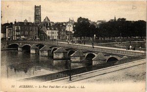 CPA AUXERRE - Le Pont Paul-Bert et les Quais (658421)