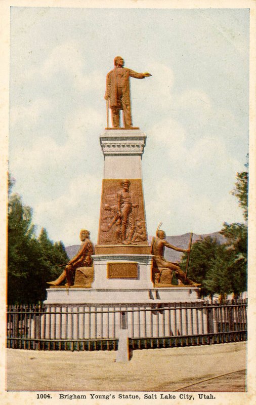 UT - Salt Lake City. Brigham Young Statue