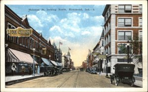 Hammond IN Hohman St. North c1920 Postcard LION STORE