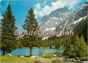 Modern Postcard The Alps Natural Colors Oisans the Lake Poursollet and Taille...