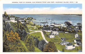 Old Mission Point And Fort Harbor View - Mackinac Island, Michigan MI