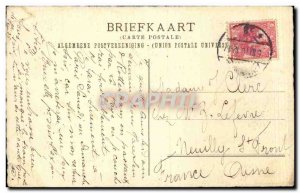 Postcard Old Mill Netherlands windmill