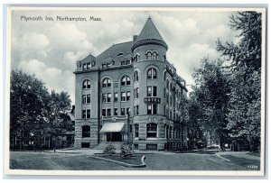 c1910 Entrance View Plymouth Inn Northampton Massachusetts MA Unposted Postcard