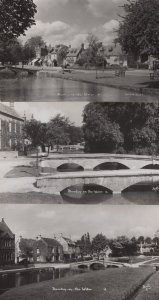 Bourton On The Water Gloucester 3x Real Photo Postcard s