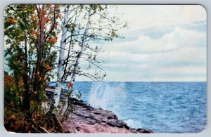 Lake Nipissing, North Bay Ontario, Vintage Chrome Postcard
