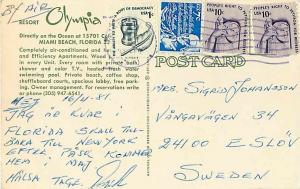 Resort Olympia Hotel Miami Beach Florida FL 1981 Chrome