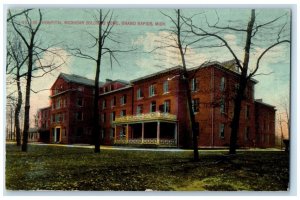 1919 Hospital Michigan Soldiers Home Exterior Grand Rapids Michigan MI Postcard