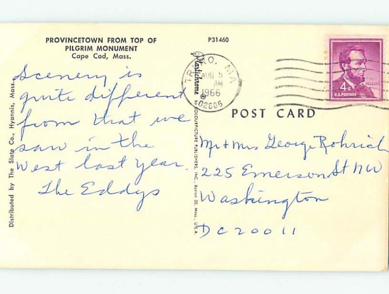 Chrome AERIAL VIEW Cape Cod - Provincetown Massachusetts MA AH4340