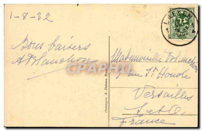 Old Postcard Brussels Eglise Ste Gudule