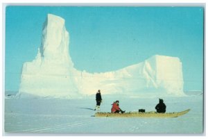 1968 Iceberg Broughton Island Canadian Arctic Australia Posted Vintage Postcard