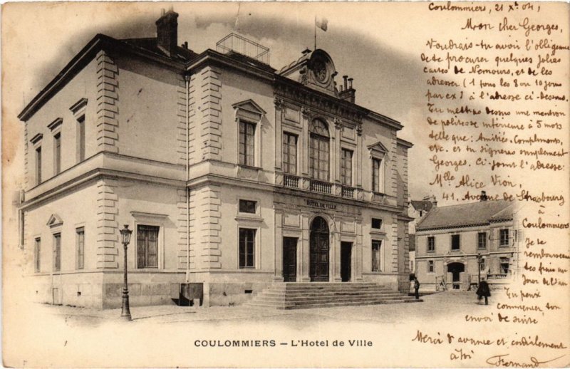 CPA Coulommiers L'Hotel de Ville FRANCE (1289835)