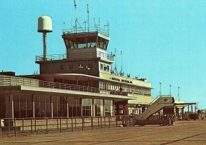 Postcard  View of Baer Field Airport in Fort Wayne, IN.             N1