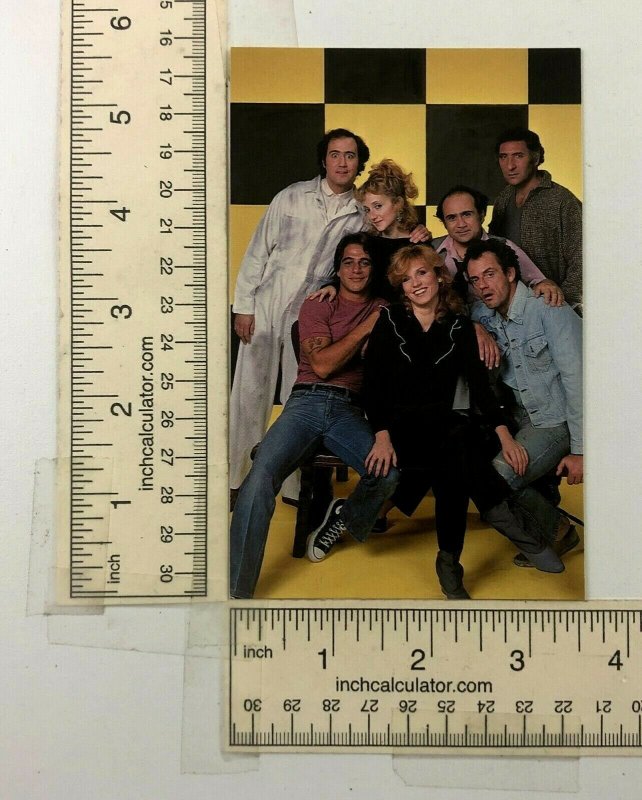 1980s Taxi TV Sitcom Cast Postcard Andy Kaufman Latka Danny Devito Marilu Henner