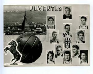 241433 ITALY SOCCER FOOTBALL JUVENTUS Old photo postcard