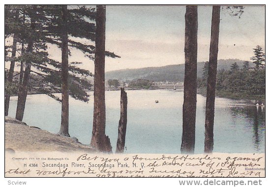 Sacandaga River, SACENDAGA PARK, New York, PU-1906