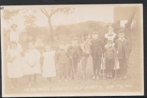 Cheshire? Postcard - Marple? - The Crippled Children's Help Society RT1824