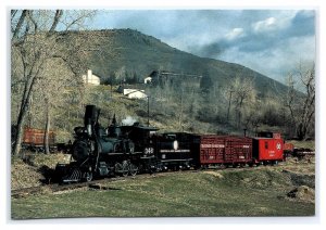 South Park Stock Colorado Railroad Museum Golden CO Postcard Railroad Train