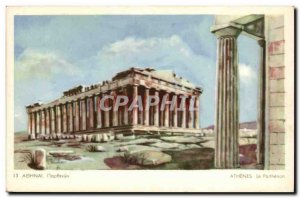 Old Postcard Greece Greece Athens Parthenon