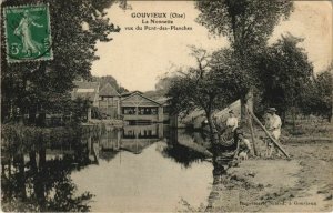 CPA GOUVIEUX - La Nonette vue du Pont-des-Planches (131094)