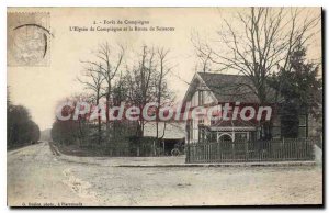 Postcard Old Forest of Compiegne Elysee Compiegne and Soissons Road