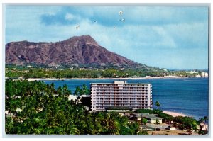 1959 The Reef Hotel On The Beach of Waikiki Honolulu Hawaii HI Postcard 