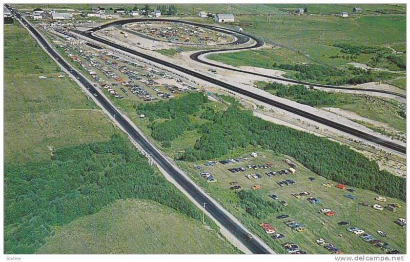 Autodrome, Drag Strip & Race Track, St-Felicien , Quebec , Canada ,1950-60s