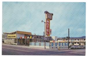 Imperial 400 Motel Salt Lake City UT Postcard