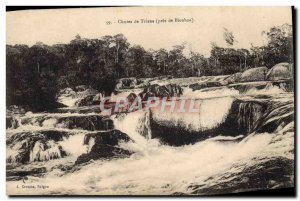 Old Postcard From Trians Falls near bienhoa