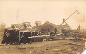 Disaster 1909 Real Photo Galveston, Indiana USA 1906 